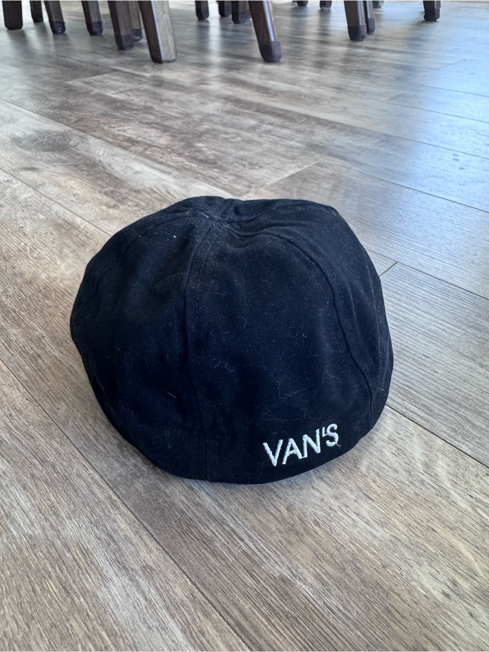 Vans Black Embroidered Logo Brimless Cap